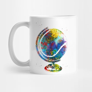 Tennis Globe Mug